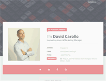 Tablet Screenshot of davidcarollo.it